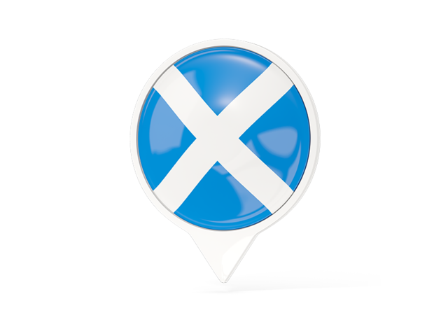 White pointer with flag. Download flag icon of Scotland at PNG format