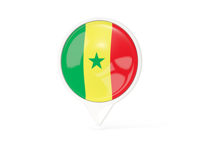 White pointer with flag. Download flag icon of Senegal at PNG format