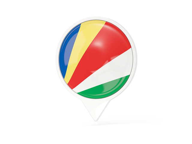 White pointer with flag. Download flag icon of Seychelles at PNG format