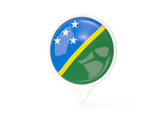 White pointer with flag. Download flag icon of Solomon Islands at PNG format