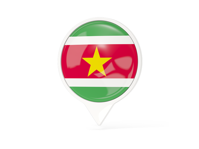 White pointer with flag. Download flag icon of Suriname at PNG format