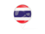 Thailand. White pointer with flag. Download icon.