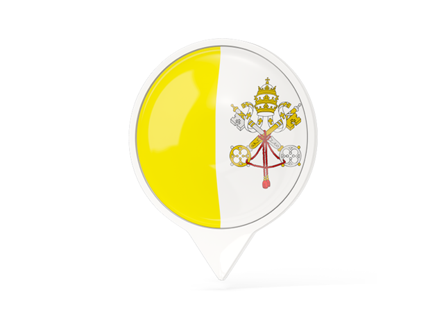 White pointer with flag. Download flag icon of Vatican City at PNG format