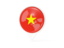 Vietnam. White pointer with flag. Download icon.