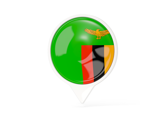 White pointer with flag. Download flag icon of Zambia at PNG format