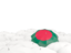 Bangladesh. White umbrellas with flag. Download icon.