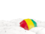 Guinea. White umbrellas with flag. Download icon.