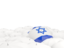 Israel. White umbrellas with flag. Download icon.